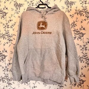 John Deere Gray Hoodie